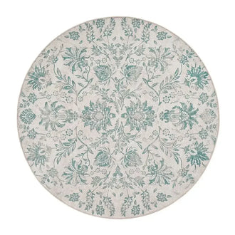 
                    
                      Vintage Distressed Large Floral Scrollwork Area Rug - Jinchan Home
                    
                  