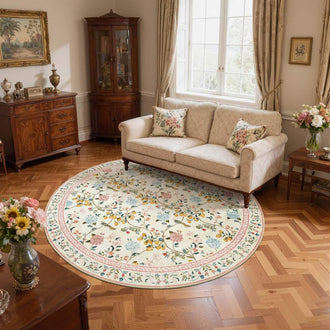 
                    
                      Lemon and Hydrangea Botanical Bird Area Rug - Jinchan Home
                    
                  