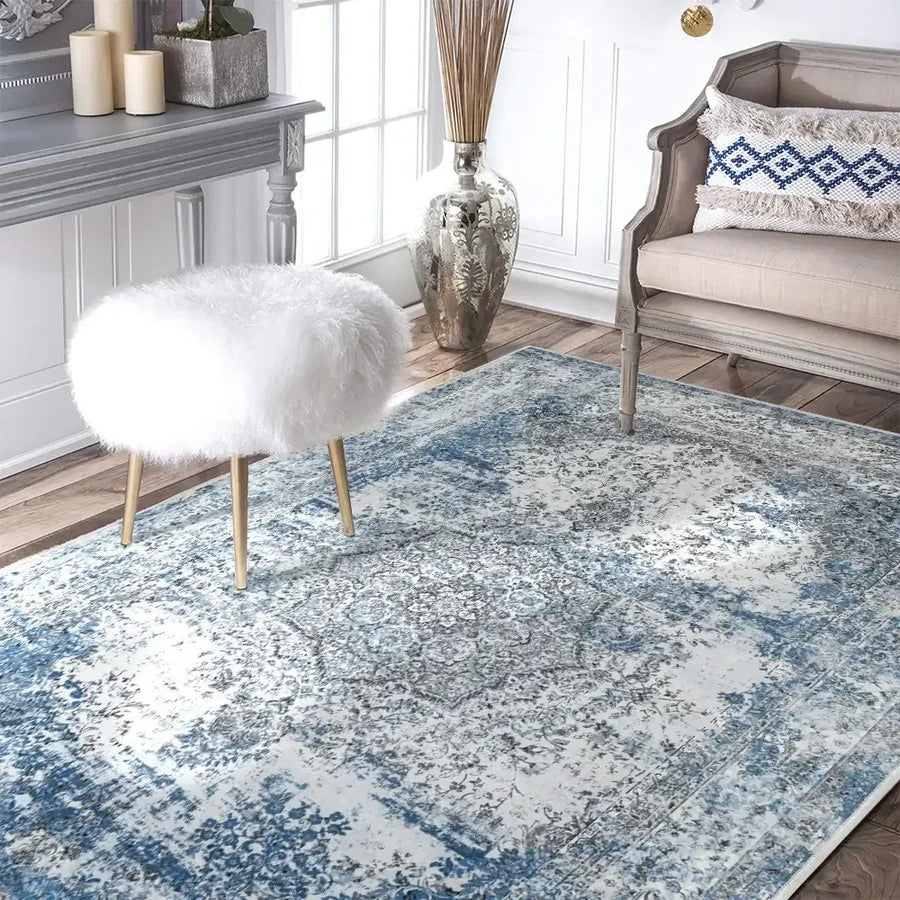 Hazy Medallion Rug - Jinchan Home