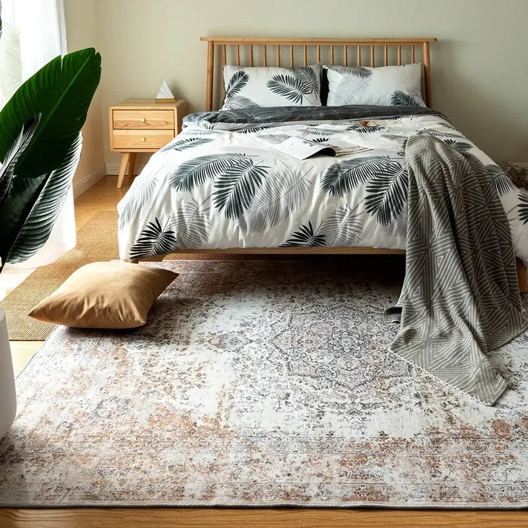 Hazy Medallion Rug - Jinchan Home