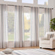 
                    
                      Cross Ripple Print Linen Blend 3-in-1 Curtains - Jinchan Home
                    
                  
