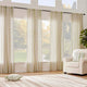 
                    
                      Cross Ripple Print Linen Blend 3-in-1 Curtains - Jinchan Home
                    
                  