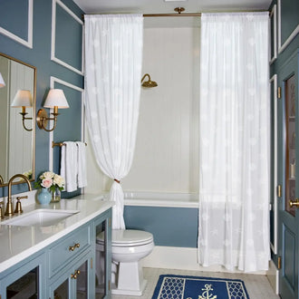 
                    
                      Starfish & Seashell Coastal Sheer Curtains - Jinchan Home
                    
                  