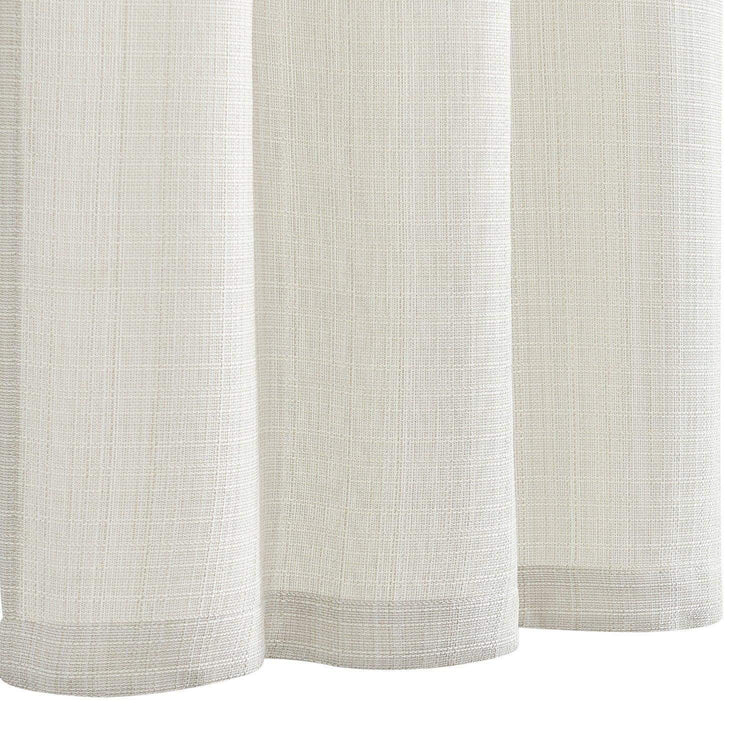 Solid Textured Network Polyester Kitchen Curtains - Jinchan Home