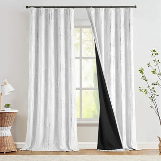 
                    
                      Boho Moon Phase Print Blackout Curtains - Jinchan Home
                    
                  