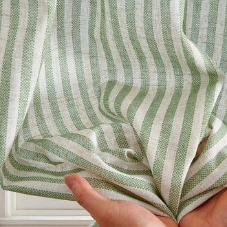 
                    
                      Colorful Striped Linen Kitchen Curtains - Jinchan Home
                    
                  