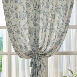 
                    
                      Vintage Botanical Vine & Multi-Floral Curtains - Jinchan Home
                    
                  