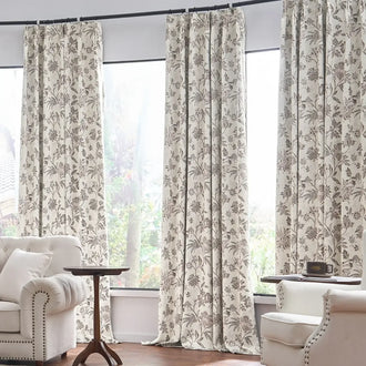
                    
                      Floral Vine Pleated Korean Style Curtains - Jinchan Home
                    
                  