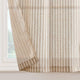 
                    
                      Striped Tab Top Linen Kitchen Curtains - Jinchan Home
                    
                  