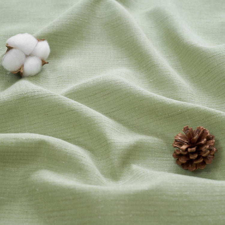 Linen Textured Tier Kitchen Curtains - Jinchan Home