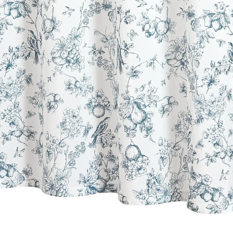 Hand-Drawn Floral Bird Shower Curtain - Jinchan Home
