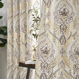 
                    
                      Paisley Pattern Grommet Curtains - Jinchan Home
                    
                  