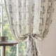 
                    
                      Linear Mini Floral and Leaf Linen Curtains - Jinchan Home
                    
                  