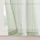 
                    
                      Striped Tab Top Linen Kitchen Curtains - Jinchan Home
                    
                  