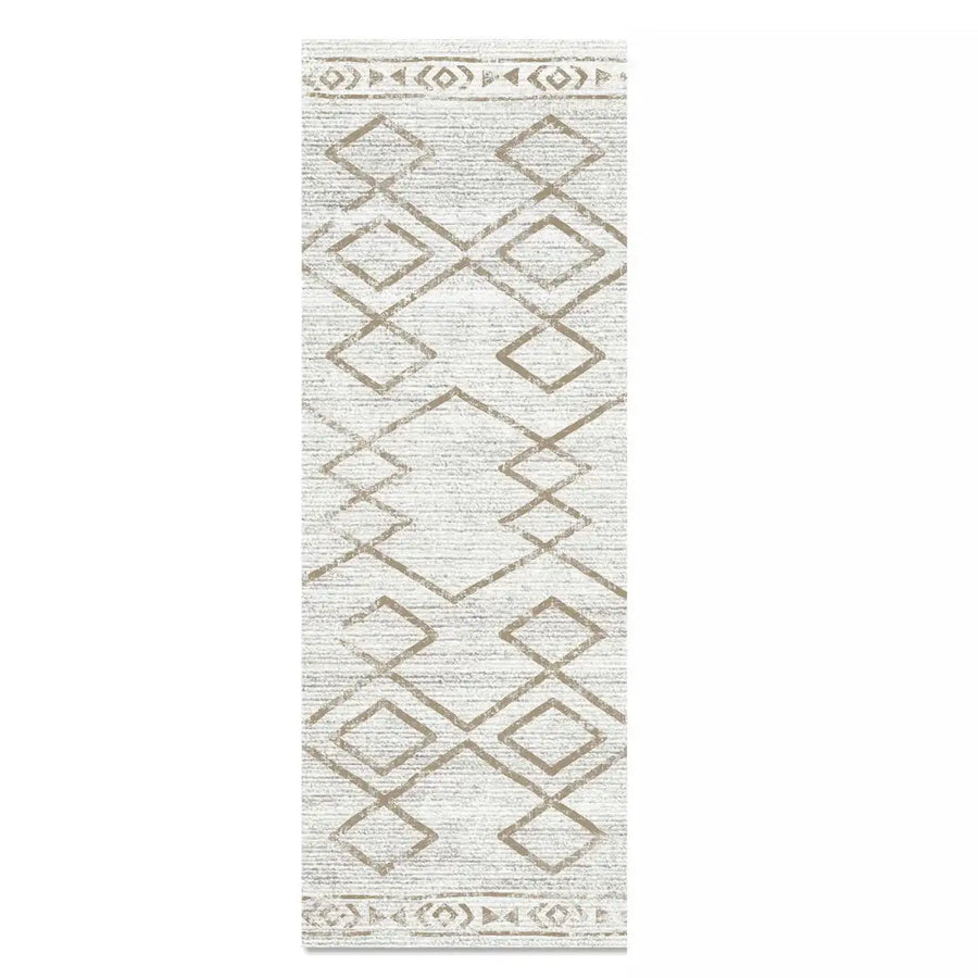 Distressed Diamond Rug - Jinchan Home