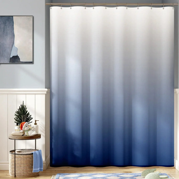 Smooth Gradient Tone Shower Curtain - Jinchan Home
