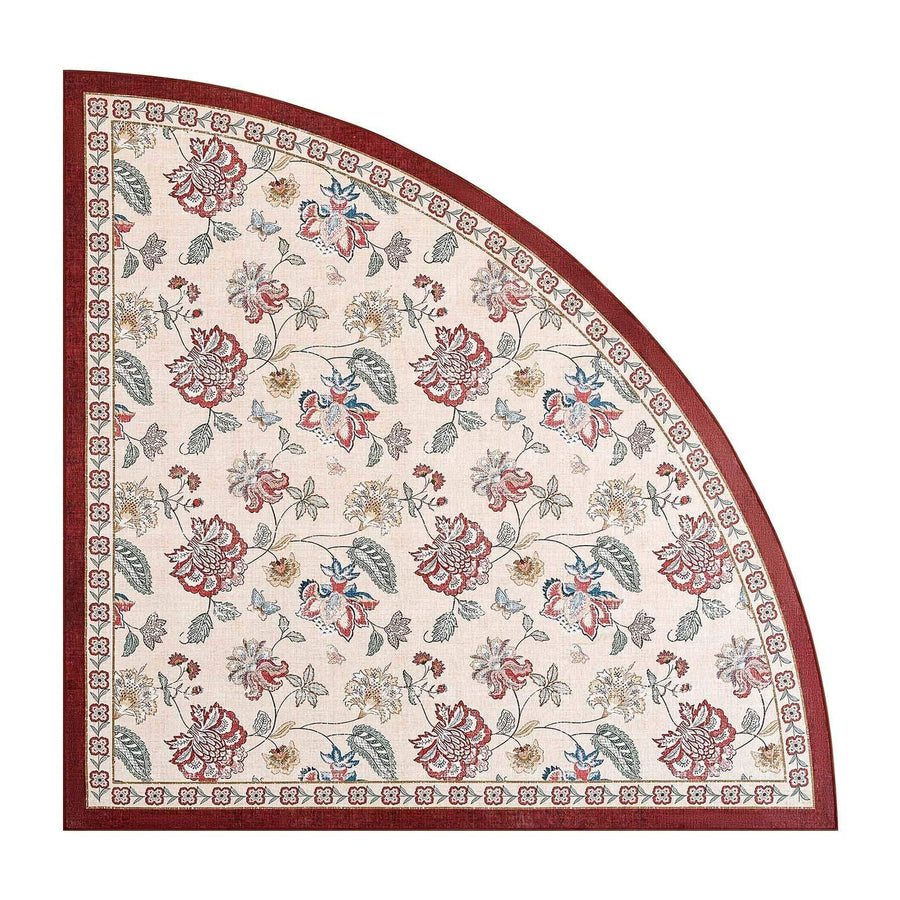 Vintage Floral Butterfly Botanical Area Rug - Jinchan Home