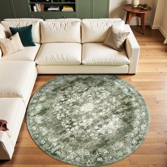 
                    
                      Faded Persian Medallion Area Rug - Jinchan Home
                    
                  