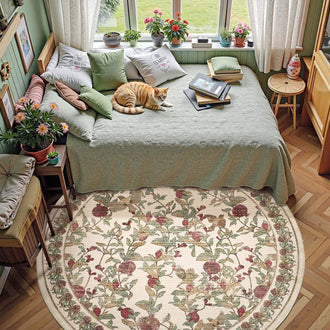 
                    
                      Vintage Pomegranate Foliage Rug - Jinchan Home
                    
                  