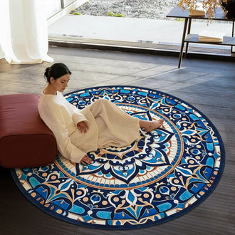 
                    
                      Boho Mandala Round Rug - Jinchan Home
                    
                  