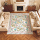 
                    
                      Lemon and Hydrangea Botanical Bird Area Rug - Jinchan Home
                    
                  