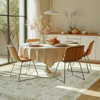 
                    
                      Soft Vintage Medallion Area Rug - Jinchan Home
                    
                  
