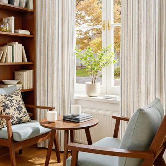 
                    
                      Colorful Vertical Stripe Poly-Linen Grommet Curtains - Jinchan Home
                    
                  