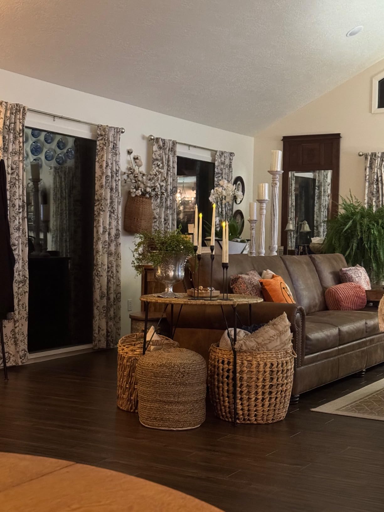 Customer photo of Jinchan curtains in living room
