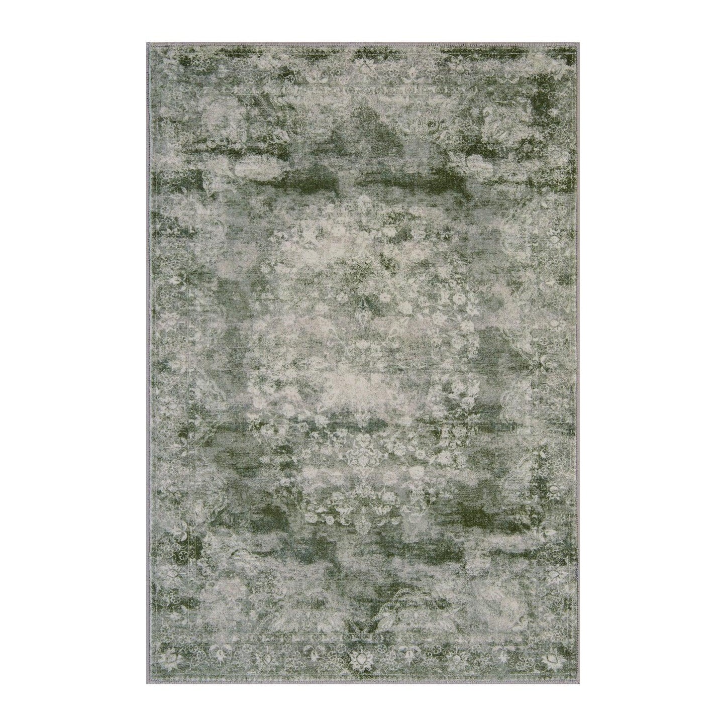 Faded Persian Medallion Area Rug - Jinchan Home