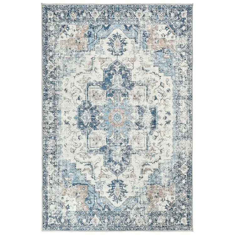 
                    
                      Mist-Toned Persian Bloom Rug - Jinchan Home
                    
                  