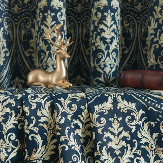 
                    
                      Damask Pattern Grommet Curtains - Jinchan Home
                    
                  