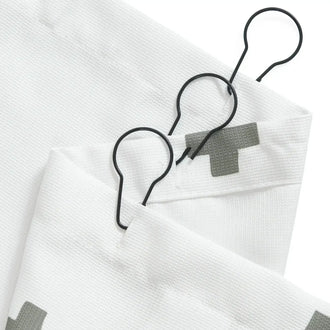 
                    
                      Minimalist Cross Pattern Shower Curtain - Jinchan Home
                    
                  