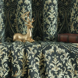 
                    
                      Damask Pattern Grommet Curtains - Jinchan Home
                    
                  
