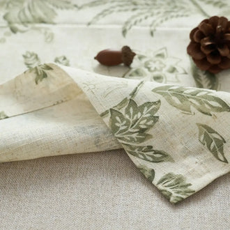 
                    
                      Vintage Botanical Floral Print Double-Layer Valance - Jinchan Home
                    
                  