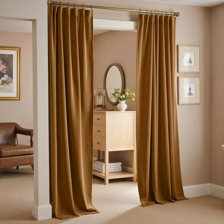 Velvet Curtain (1 Panel) - Jinchan Home