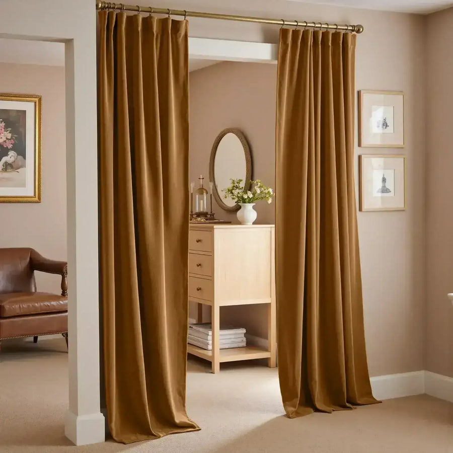 Velvet Curtain (1 Panel) - Jinchan Home