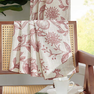
                    
                      Vintage Pomegranate Botanical Curtains - Jinchan Home
                    
                  