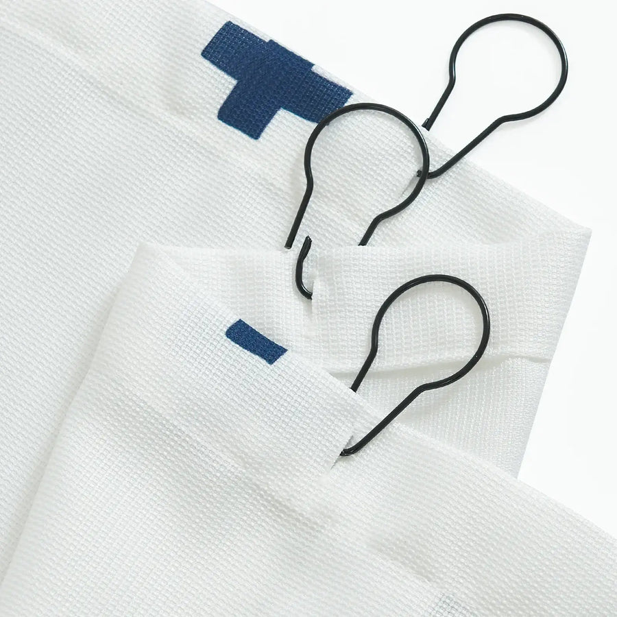 Minimalist Cross Pattern Shower Curtain - Jinchan Home