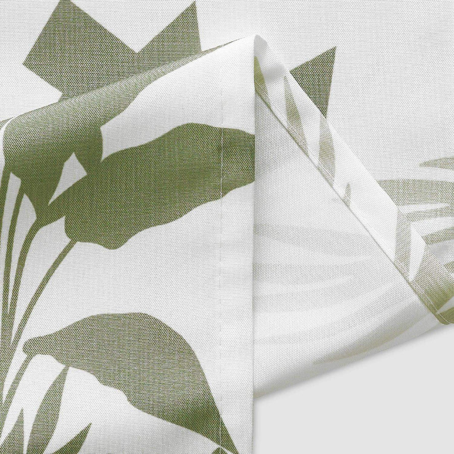 Tropical Elephant & Palm Shower Curtain - Jinchan Home