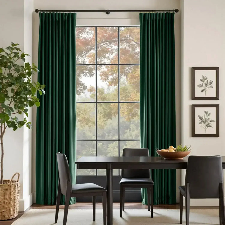 Velvet Curtain (1 Panel) - Jinchan Home