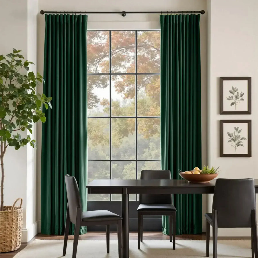 Velvet Curtain (1 Panel) - Jinchan Home