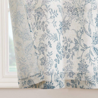 
                    
                      Neutral Scroll Pattern DIY Tie-Up Kitchen Curtains - Jinchan Home
                    
                  