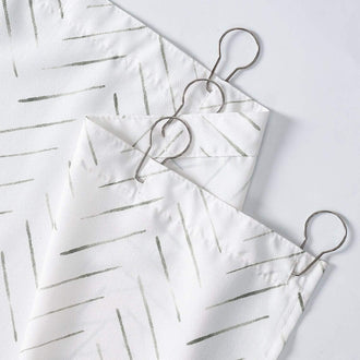 Herringbone Printed Shower Curtain - Jinchan Home