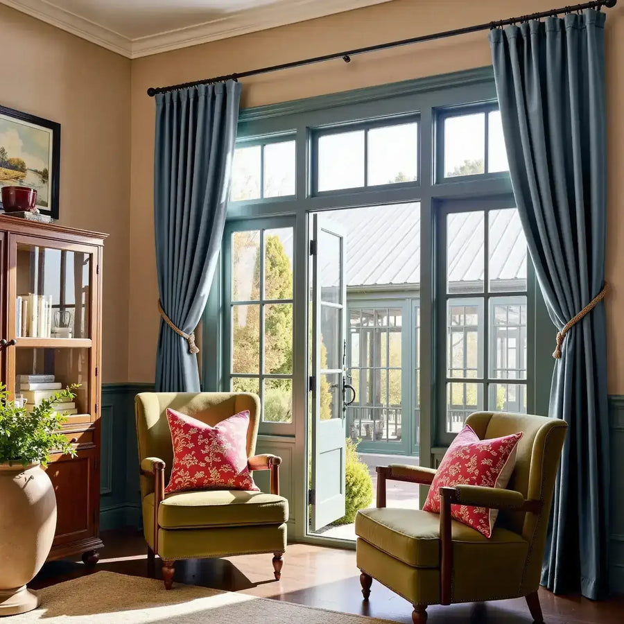 Velvet Curtain (1 Panel) - Jinchan Home