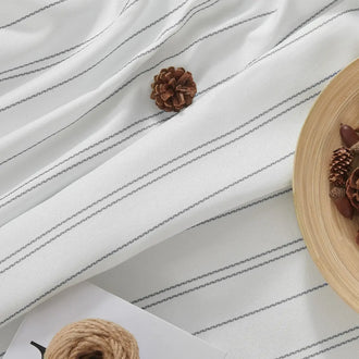 
                    
                      Modern Striped Linen Blend Curtains - Jinchan Home
                    
                  