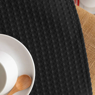 
                    
                      Solid Waffle Weave Rod-Pocket Valance - Jinchan Home
                    
                  