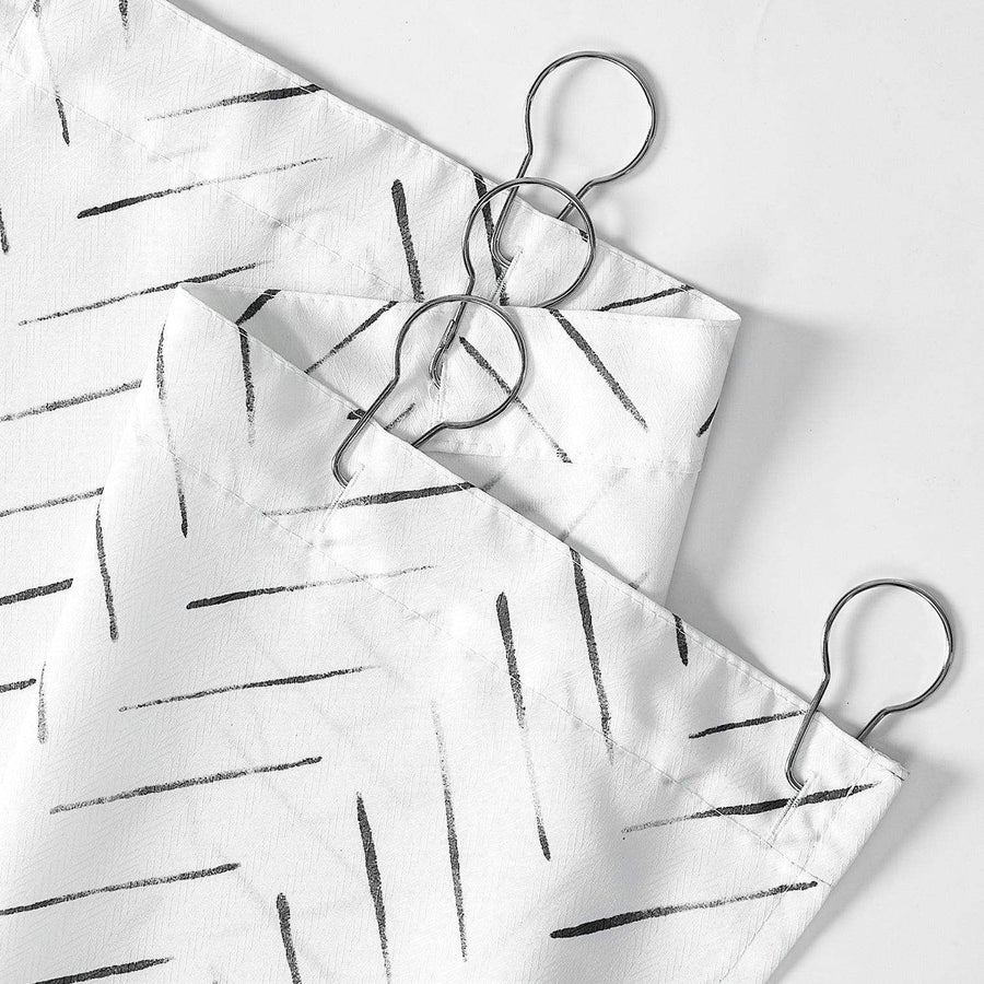 Herringbone Printed Shower Curtain - Jinchan Home