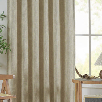 
                    
                      Textured Linen-Blend Solid Lined 3-in-1 Curtains - Jinchan Home
                    
                  