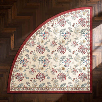 
                    
                      Vintage Floral Butterfly Botanical Area Rug - Jinchan Home
                    
                  