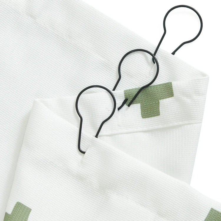 Minimalist Cross Pattern Shower Curtain - Jinchan Home